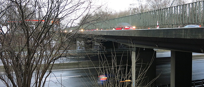 Brücke über den Sheffield-Ring Wittener Straße Bochum